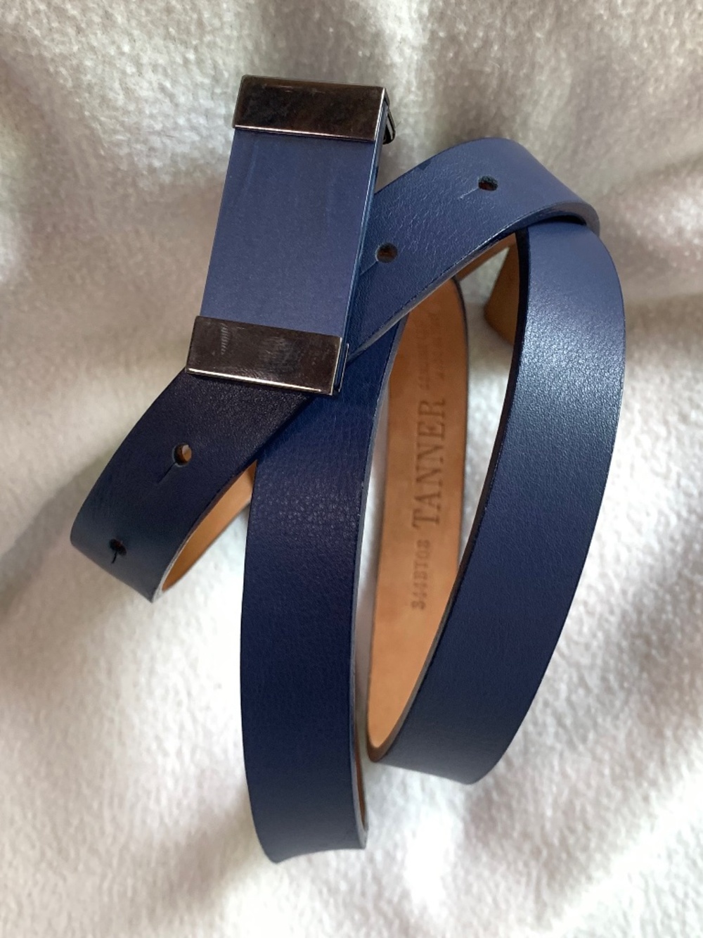 Vintage Tanner Blue Belt